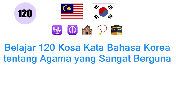 Belajar 120 Kosa Kata Bahasa Korea tentang Agama yang Sangat Berguna
